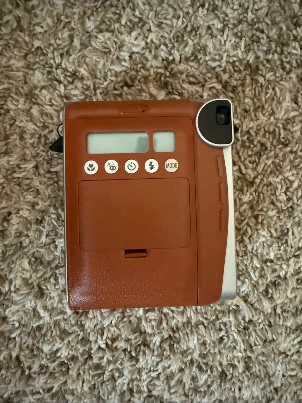 Fujifilm Instax Mini 90 Retro Brown and Silver Instant Polaroid Camera